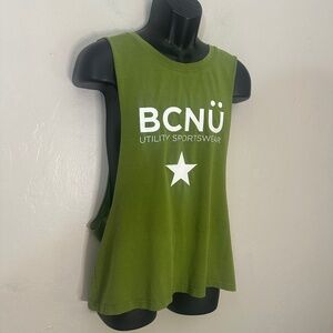 BCNU Shredded Tank Top Butcher cut 22" armpit to armpit no size tag Gently worn